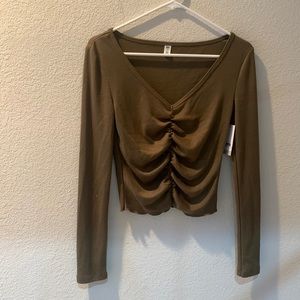Olive Green Top by Nordstrom BP
